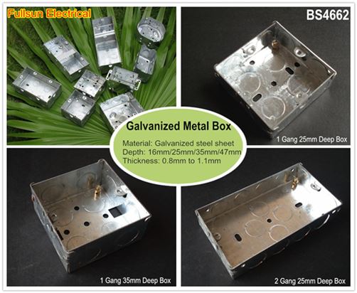 1 Gang Metal Knock Out Box