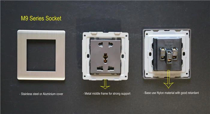 13A Universal Socket With Switch